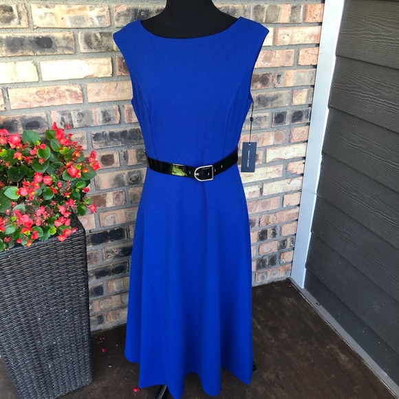 tommy hilfiger royal blue dress